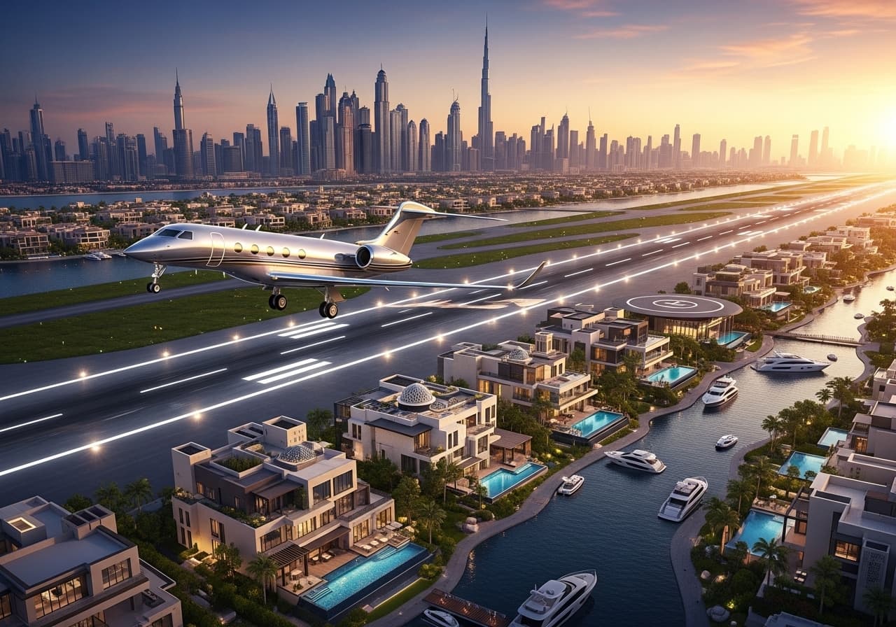Dubai's Private Jet Boom Is the Ultimate Real Estate Signal; Here's Why the Numbers Matter in 2025