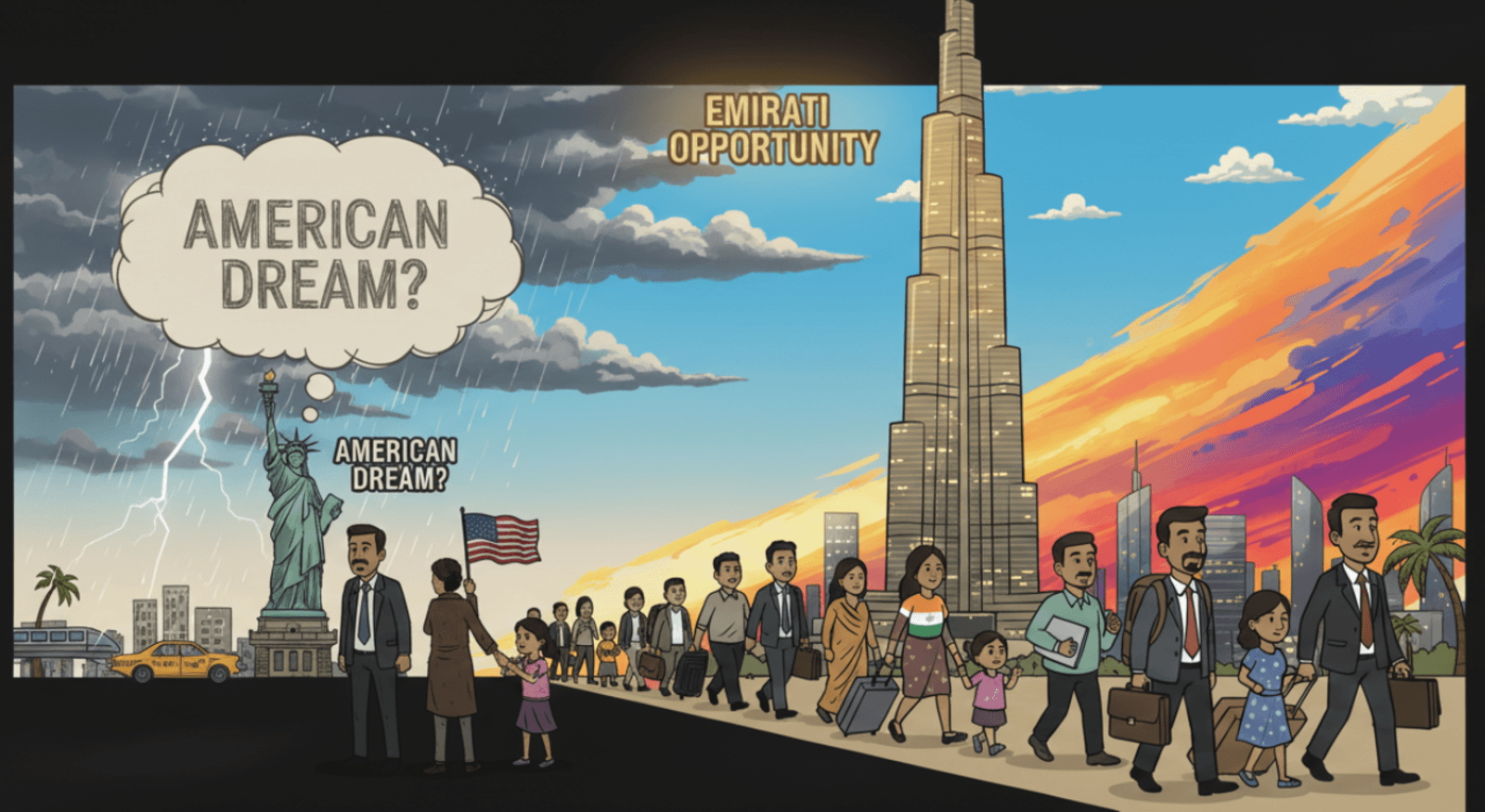 Dubai's Golden Visa is officially the top choice for India's migrating millionaires in 2025.