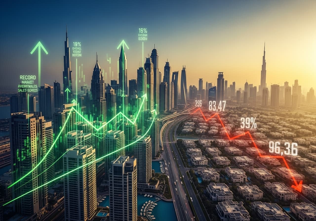 Dubai's real estate market saw a record August 2025 yet villa sales took a surprising plunge.