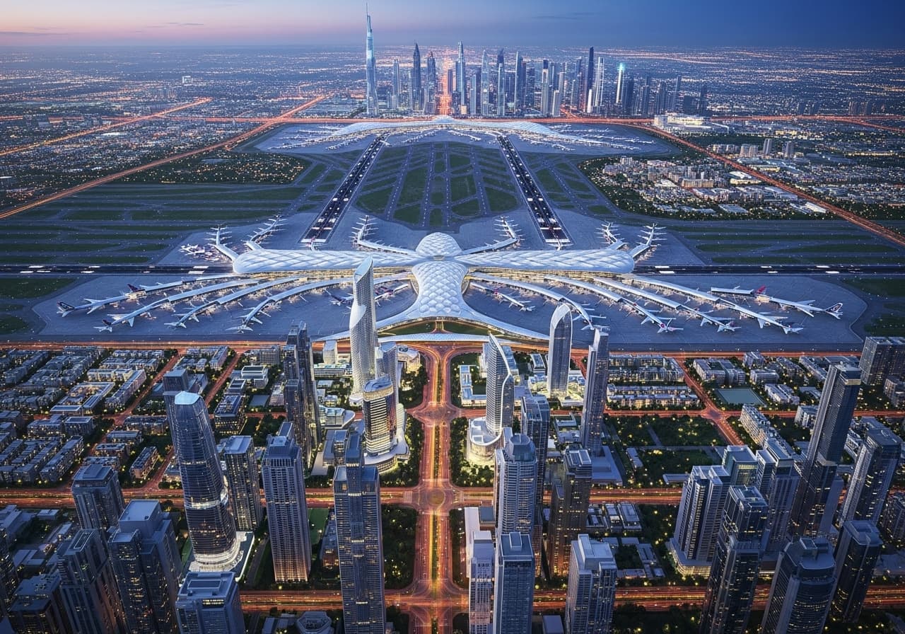 Dubai's $35 Billion Airport Is More Than Runways; It's a Real Estate Game-Changer