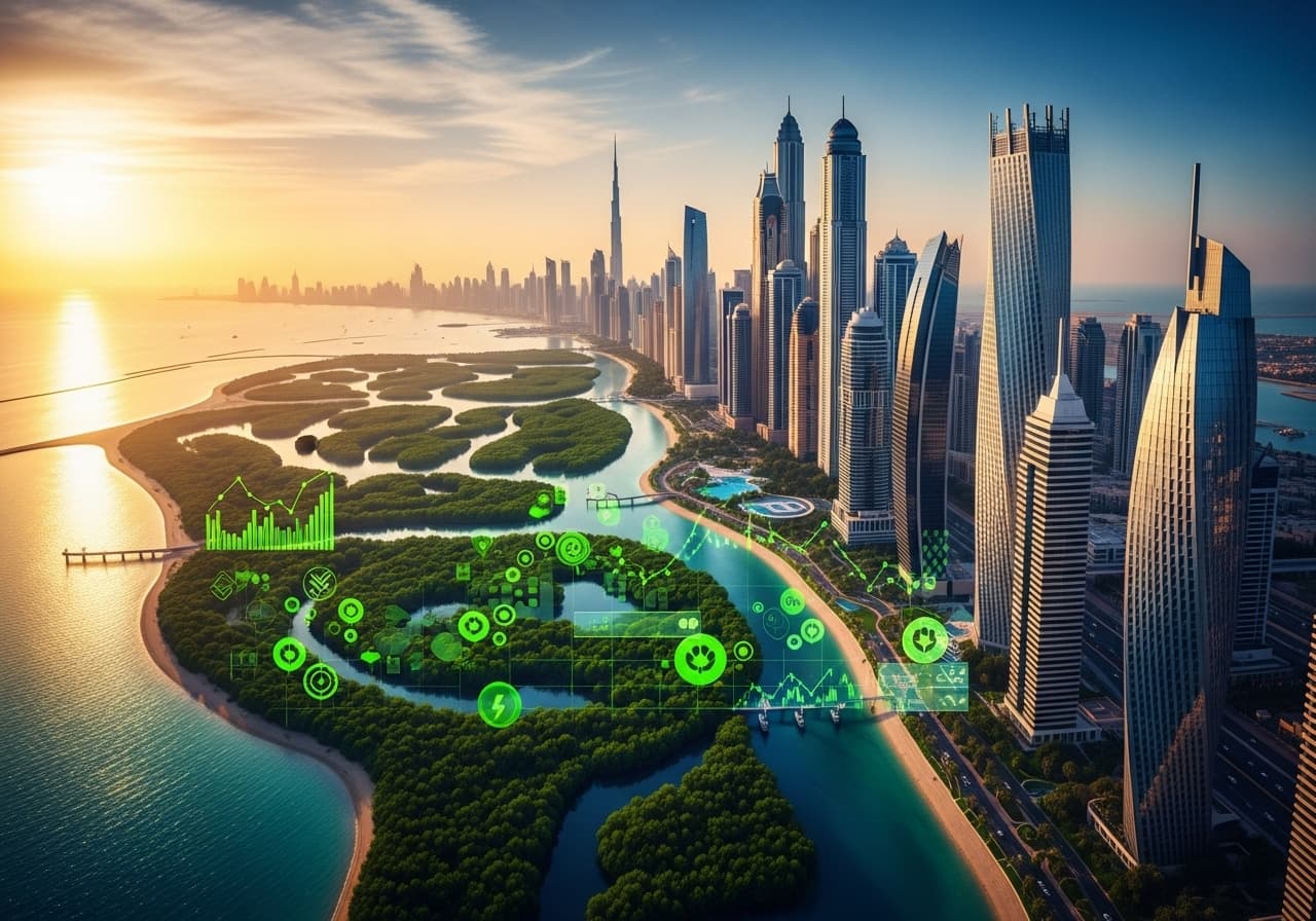 Будущее Дубая строится на манграх; банки финансируют эту переориентацию.