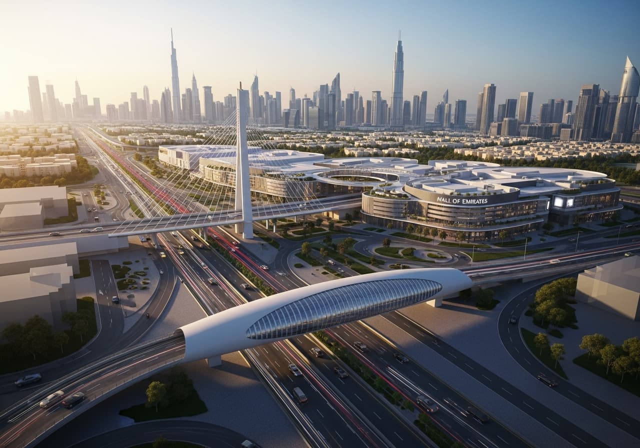 Mall of the Emirates Gets a Dh5 Billion Upgrade and a New Bridge; Why Al Barsha Real Estate Is Poised for Growth in 2025.