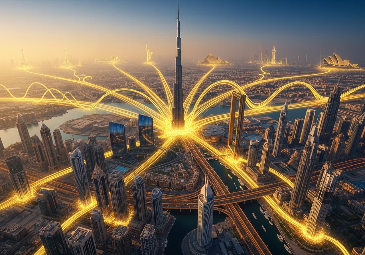 Dubai Built a Gold Empire on Sand; It Is Reshaping Global Finance in 2025.
